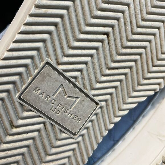 Marc Fisher Womens Woven Cushioned Calla Round Toe Platform Slip Sneakers - Picture 9 of 10